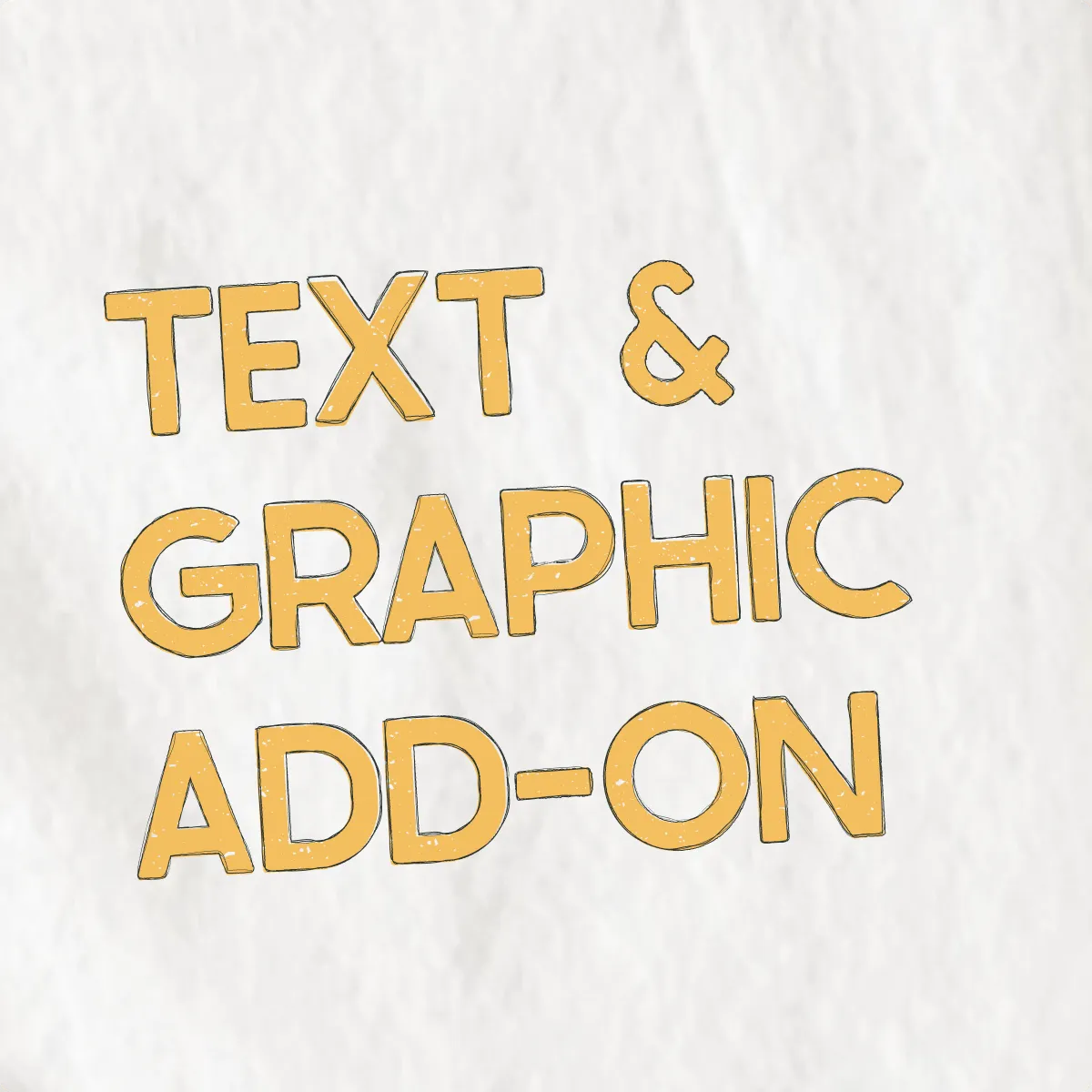 Embroidery Add-On | Text & Graphic